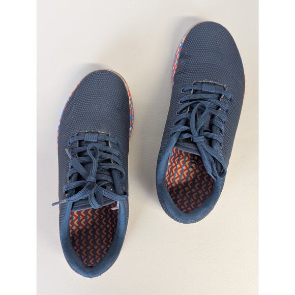 Nobull Outwork Sneakers Navy Gum Sole Colorful Training Gym CrossFit Womens 8.5 - Picture 8 of 10